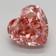 4.26 Ct. Fancy Vivid Pink Heart Lab Grown Diamond