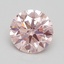 1.30 Ct. Fancy Intense Pink Round Lab Grown Diamond