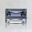 6.8x4.8mm Unheated Bi-Color Baguette Tanzanite
