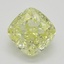 1.50 Ct. Fancy Yellow Cushion Diamond