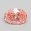 1.40 Ct. Fancy Vivid Pink Oval Lab Grown Diamond