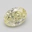 1.02 Ct. Fancy Light Yellow Oval Diamond