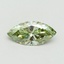 1.00 Ct. Fancy Vivid Green Marquise Lab Grown Diamond