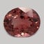 11.0x9.0mm  Pink  Oval   Tourmaline