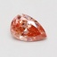 0.53 Ct. Fancy Vivid Pink Pear Lab Grown Diamond