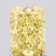 1.09 Ct. Fancy Intense  Yellow Radiant Lab Grown Diamond