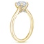 18K Yellow Gold Callista Diamond Ring, smallside view