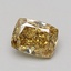 0.83 Ct. Fancy Intense Yellow Cushion Lab Grown Diamond