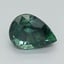 7.3x5.4mm Teal Pear Montana Sapphire