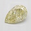 1.51 Ct. Fancy Yellow Pear Lab Grown Diamond