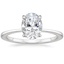 18K White Gold Katerina Diamond Ring, smalltop view