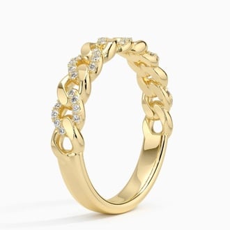 Petite Blake Diamond Chain Ring