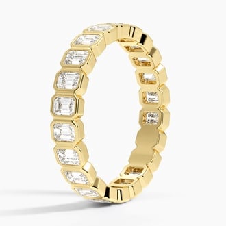 East-West Bezel Emerald Cut Eternity Diamond Ring (1 1/2 ct. tw.)
