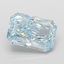 2.08 Ct. Fancy Vivid Greenish Blue Radiant Lab Grown Diamond