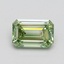 0.80 Ct. Fancy Vivid Green Emerald Lab Grown Diamond