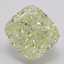 2.44 Ct. Fancy Light Yellow Cushion Diamond