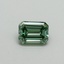 0.30 Ct. Fancy Vivid Green Emerald Lab Grown Diamond