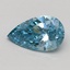 0.53 Ct. Fancy Vivid Blue Pear Lab Grown Diamond