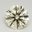 1.54 Ct. Light Yellow Round Lab Grown Diamond