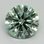 1.73 Ct. Fancy Vivid Pacific Green Round Lab Grown Diamond