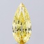 4.17 Ct. Fancy Intense Yellow Pear Lab Grown Diamond