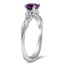 The Tyra Ring, smalltop view on a hand