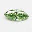 0.46 Ct. Fancy Vivid Green Marquise Lab Grown Diamond