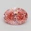 1.70 Ct. Fancy Intense Pink Oval Lab Grown Diamond