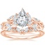 14K Rose Gold Secret Garden Diamond Ring (1/2 ct. tw.) with Yvette Diamond Ring