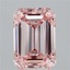 10.09 Ct. Fancy Intense Pink Emerald Lab Grown Diamond