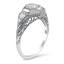 The Anabel Ring, smalltop view on a hand