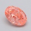 0.78 Ct. Fancy Vivid  Pink Oval Lab Grown Diamond