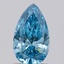 0.83 Ct. Fancy Vivid  Blue Pear Lab Grown Diamond