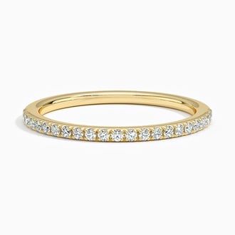 Ballad Half Coverage Diamond Ring (1/6 ct. tw.) in 18K Yellow Gold