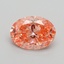 1.71 Ct. Fancy Vivid Pink Oval Lab Grown Diamond