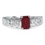 Modern Ruby Vintage Ring