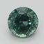 6.4mm Teal Round Montana Sapphire
