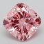 2.06 Ct. Fancy Intense Pink Cushion Lab Grown Diamond