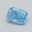 0.27 Ct. Fancy Vivid  Blue Radiant Lab Grown Diamond