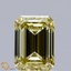 0.83 Ct. Fancy Intense  Yellow Emerald Lab Grown Diamond