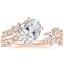 14K Rose Gold Sweeping Ivy Diamond Ring (1/2 ct. tw.), smalltop view