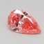 0.54 Ct. Fancy Vivid Pink Pear Lab Grown Diamond
