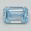 1.80 Ct. Fancy Intense  Blue Emerald Lab Grown Diamond