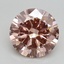 3.01 Ct. Fancy Intense Pink Round Lab Grown Diamond