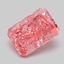 1.08 Ct. Fancy Vivid Pink Radiant Lab Grown Diamond