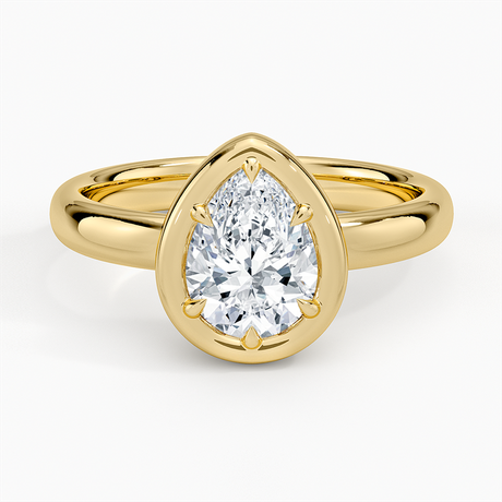 Andrea Bezel Prong Ring