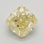 1.71 Ct. Fancy Yellow Cushion Lab Grown Diamond