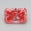 0.75 Ct. Fancy Vivid Pink Radiant Lab Grown Diamond