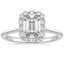 18K White Gold Calla Diamond Ring (1/3 ct. tw.), smalltop view