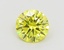 1.27 Ct. Fancy Vivid  Yellow Round Lab Grown Diamond